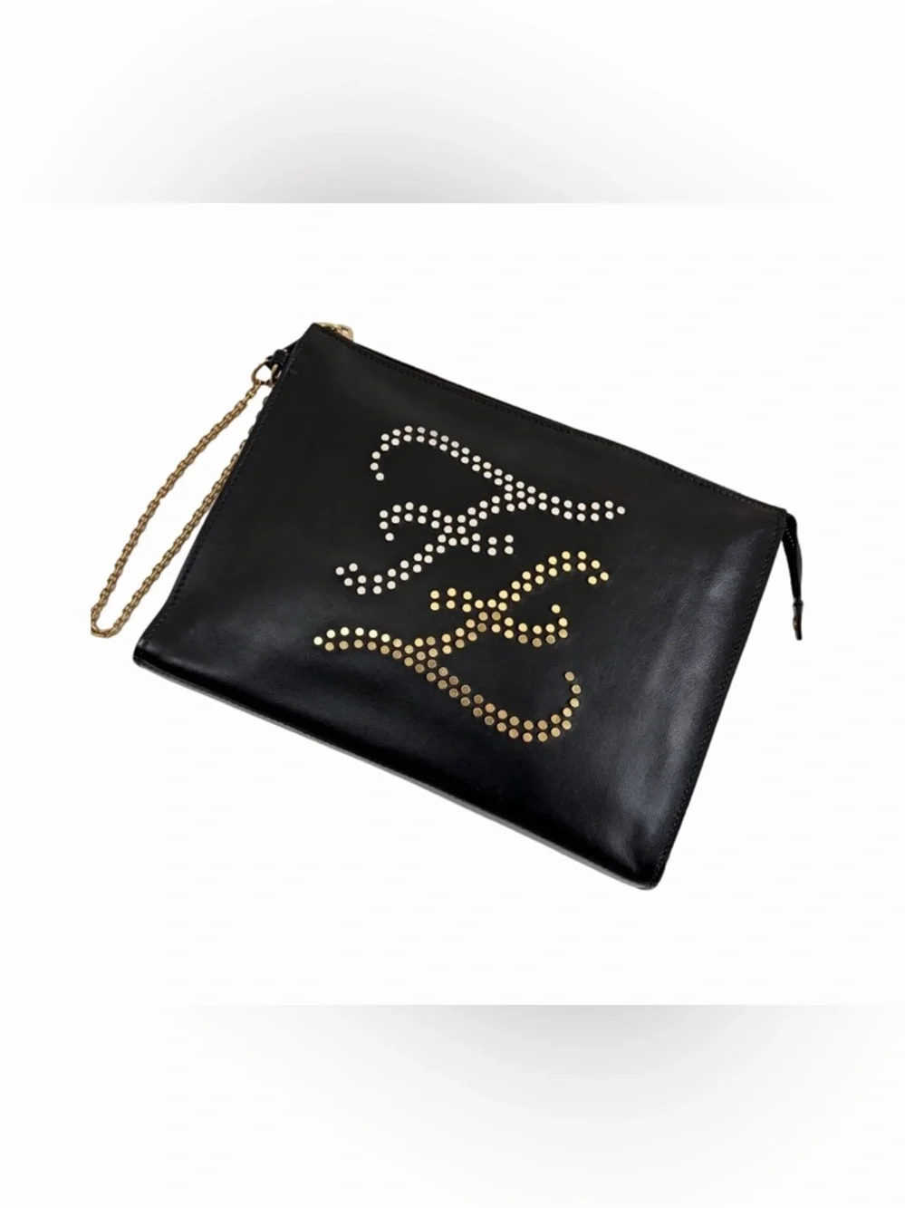 Fendi Leather Logo Pouch / Clutch - Picture 3 of 9